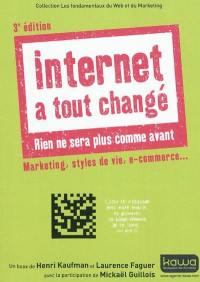 Internet a tout changé : rien ne sera plus comme avant : marketing, styles de vie, e-commerce...