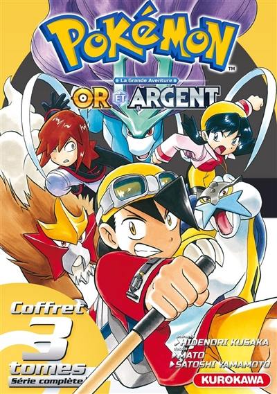 Pokémon la grande aventure : Or et Argent : coffret 1-2-3