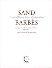 Sand-Barbès, correspondance d'une amitié républicaine : 1848-1870