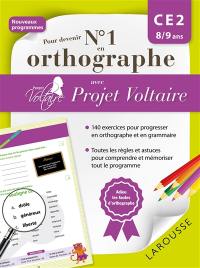 Pour devenir n° 1 en orthographe avec Projet Voltaire : CE2, 8-9 ans