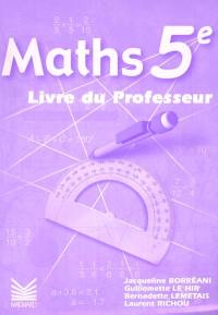 Mathématiques 5e : livre du professeur