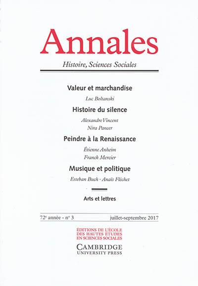Annales, n° 3 (2017). Valeur et marchandise