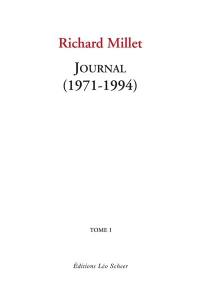 Journal. Vol. 1. 1971-1994