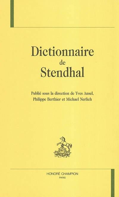 Dictionnaire de Stendhal