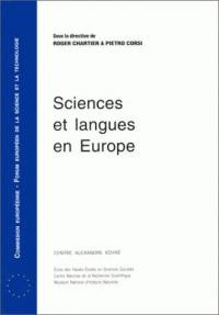 Sciences et langues en Europe