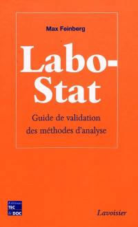 Labo stat : guide de validation des méthodes d'analyse