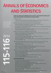 Annals of economics and statistics, n° 136