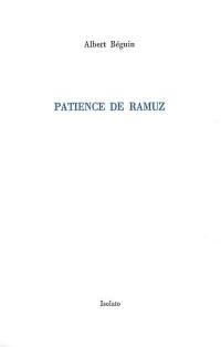 Patience de Ramuz