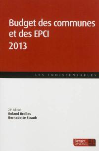Budget des communes et des EPCI 2013