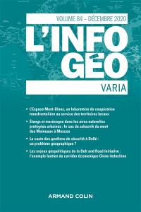 Information géographique (L'), n° 84-4. Varia