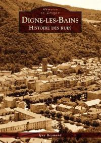 Digne-les-Bains : histoire des rues