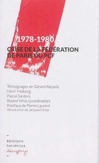 1978-1980, crise de la fédération de Paris du PCF