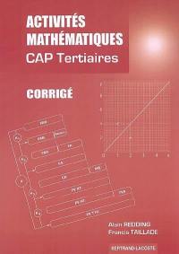 Activités mathématiques CAP tertiaires (services-restauration) : corrigé