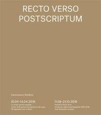 Recto Verso, Postscriptum