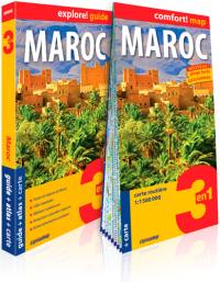 Maroc : 3 en 1 : guide + atlas + carte