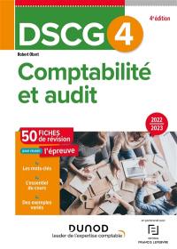 DSCG 4 comptabilité et audit : 50 fiches de révision pour réussir l'épreuve