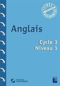 Anglais, cycle 3, niveau 1