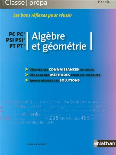 Algèbre et géométrie : PCSI-PTSI