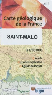 Saint-Malo : carte géologique de la France