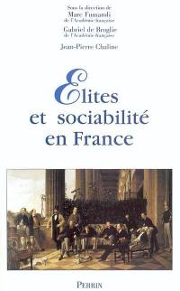 Elites et sociabilité en France : actes du colloque, Paris, le 22 janvier 2003