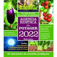 Agenda Rustica du potager 2022 : un outil de suivi du potager au quotidien : 52 semaines de conseils pratiques