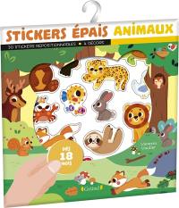 Stickers épais : animaux