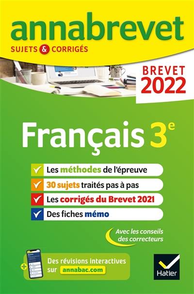 Français 3e : brevet 2022
