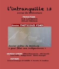 Intranquille (L') : revue de littérature, n° 13. Particules fines