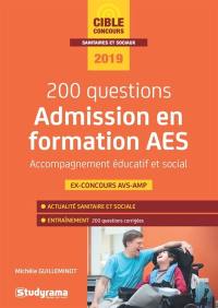 200 questions admission en formation AES accompagnant éducatif et social : 2019