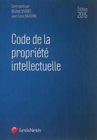 Code de la propriété intellectuelle 2015