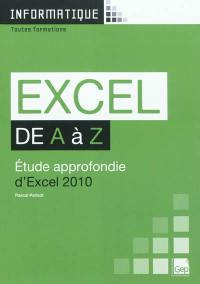 Excel de A à Z : étude approfondie d'Excel 2010
