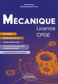 Mécanique : licence, CPGE