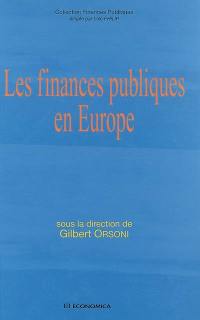 Les finances publiques en Europe