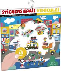 Stickers épais : véhicules : dès 18 mois