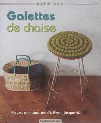 Galettes de chaise : fleurs, animaux, motifs Aran, jacquard...