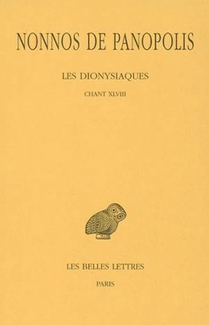 Les Dionysiaques. Vol. 18. Chant XLVIII