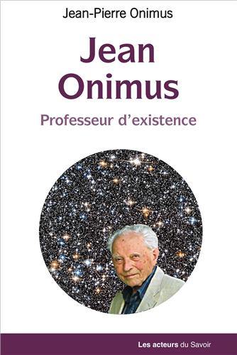 Jean Onimus : professeur d'existence