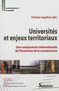 Universités et enjeux territoriaux : une comparaison internationale de l'économie de la connaissance