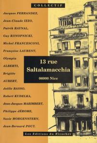 13, rue Saltalamacchia : 06000 Nice : roman collectif