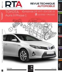Revue technique automobile, n° 814. Toyota Auris II phase 1 : hybride 1.8 VVT-i EH 136 ch : 12/2012-06/2015