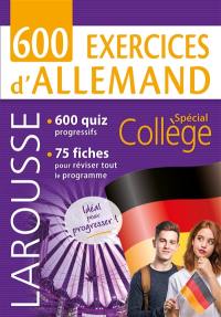 600 exercices d'allemand : spécial collège