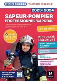 Sapeur-pompier professionnel-caporal : concours externes, examen professionnel sapeurs-pompiers volontaires : 2023-2024