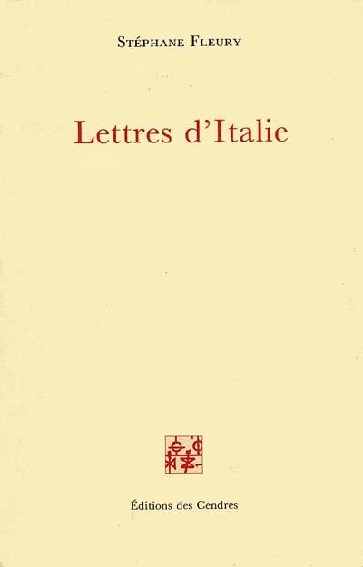Lettres d'Italie