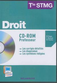 Droit terminale STMG : CD-ROM professeur