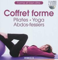 Coffret forme : pilates, yoga, abdos-fessiers