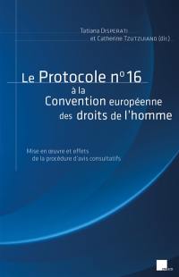 Le protocole n° 16 à la Convention européenne des droits de l'homme : mise en oeuvre et effets de la procédure d'avis consultatifs