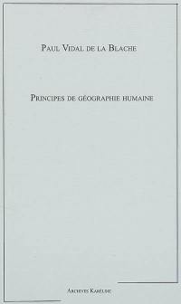 Principes de géographie humaine