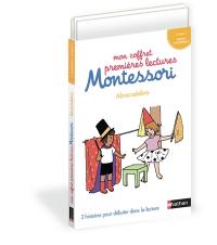 Mon coffret premières lectures Montessori : abracadabra : niveau 1, lecture phonétique
