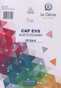 CAP EVS : sujets d'examen : option B
