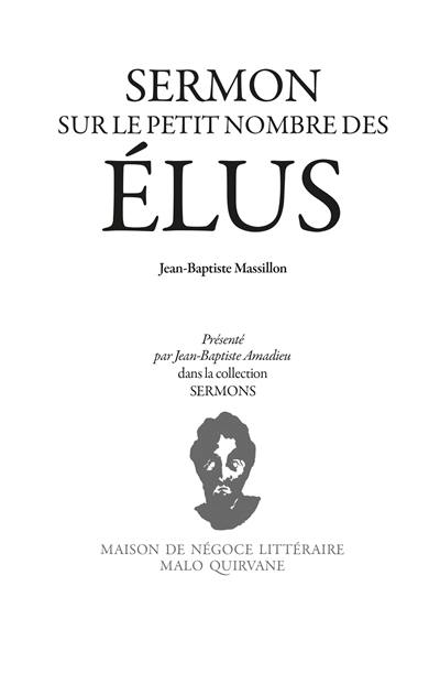 Sermon sur le petit nombre des élus